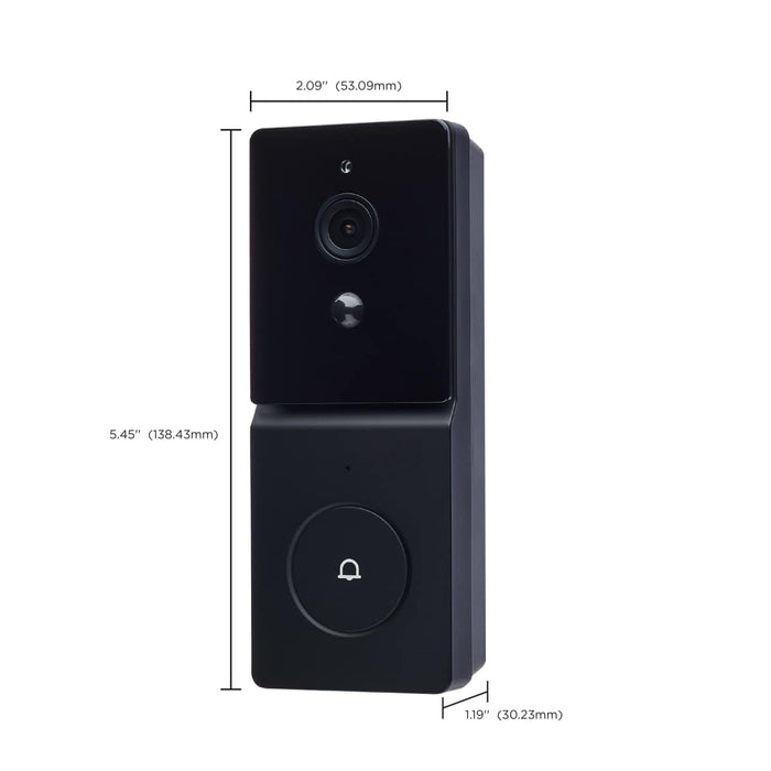 Security Camera Nuvo 65-936 Starfish - SMART Doorbell Security Camera - Black Finish Nuvo