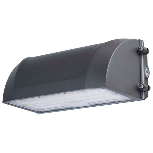 Wall Pack Nuvo 65-941 45/60/80 Watt - 3K/4K/5K CCT Selectable LED Full Cutoff Wall Pack - 120-277 Volt - Bronze Finish Nuvo