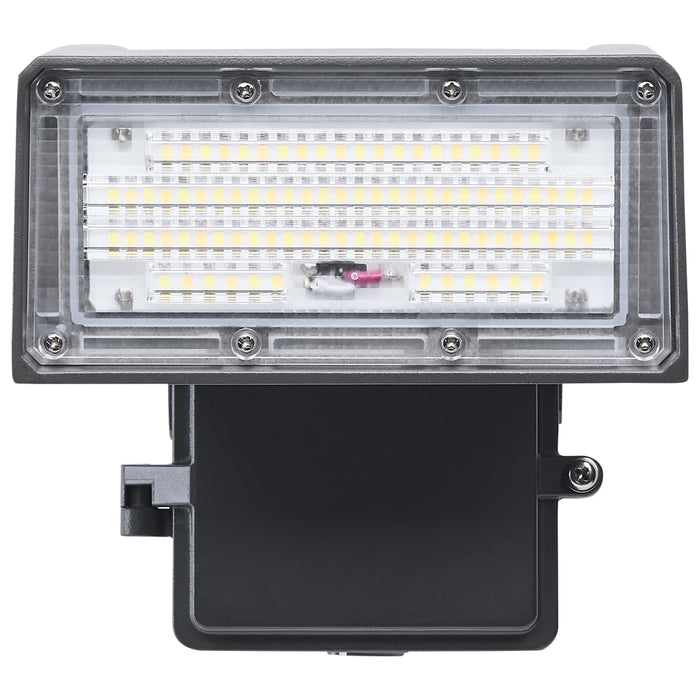 Wall Pack Nuvo 65-943 15/20/25 Watt - 3K/4K/5K CCT Selectable LED Small Adjustable Wall Pack - 120-277 Volt - Bronze Finish Nuvo