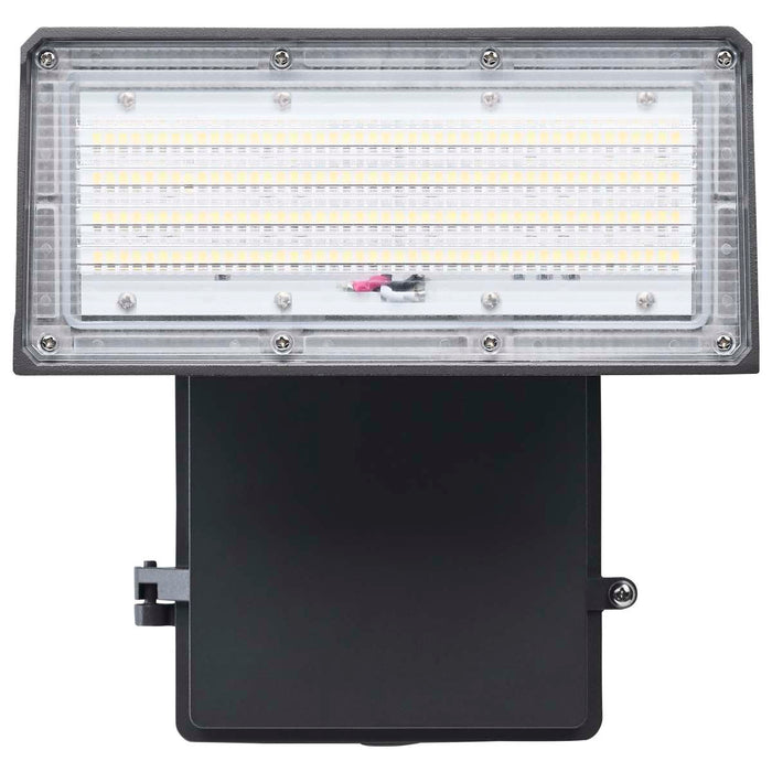 Wall Pack Nuvo 65-944 45/60/80 Watt - 3K/4K/5K CCT Selectable LED Large Adjustable Wall Pack - 120-277 Volt - Bronze Finish Nuvo