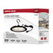 Shop Light Nuvo 65-960 60 Watt - Hi-Pro Shop Light with Plug - 8'' Dia. - 3000K - Black Finish - 120 Volt Nuvo