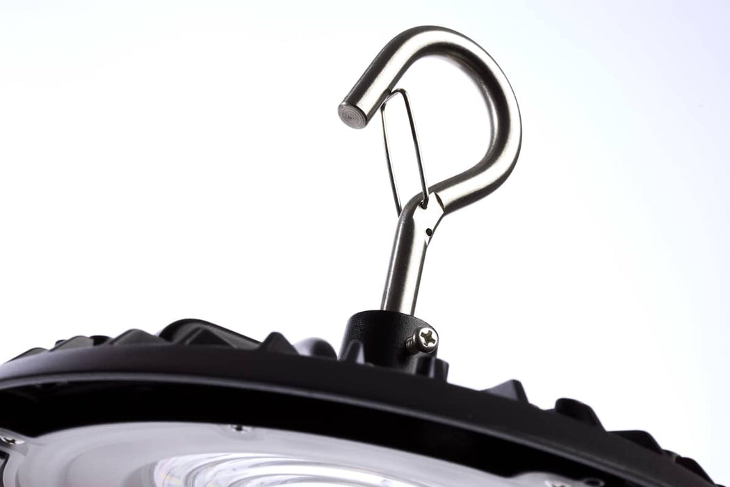 Shop Light Nuvo 65-962 60 Watt - Hi-Pro Shop Light with Plug - 8" Dia. - 5000K - Black Finish - 120 Volt Nuvo
