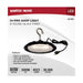 Shop Light Nuvo 65-963 80 Watt - Hi-Pro Shop Light with Plug - 8" Dia. - 3000K - Black Finish - 120 Volt Nuvo