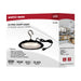Shop Light Nuvo 65-963 80 Watt - Hi-Pro Shop Light with Plug - 8" Dia. - 3000K - Black Finish - 120 Volt Nuvo
