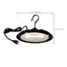 Shop Light Nuvo 65-963 80 Watt - Hi-Pro Shop Light with Plug - 8" Dia. - 3000K - Black Finish - 120 Volt Nuvo