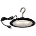 Shop Light Nuvo 65-963 80 Watt - Hi-Pro Shop Light with Plug - 8" Dia. - 3000K - Black Finish - 120 Volt Nuvo