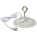Shop Light Nuvo 65-970 60 Watt - Hi-Pro Shop Light with Plug - 8" Dia. - 3000K - White Finish - 120 Volt Nuvo