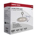 Shop Light Nuvo 65-974 80 Watt - Hi-Pro Shop Light with Plug - 8" Dia. - 4000K - White Finish - 120 Volt Nuvo
