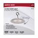Shop Light Nuvo 65-975 80 Watt - Hi-Pro Shop Light with Plug - 8" Dia. - 5000K - White Finish - 120 Volt Nuvo