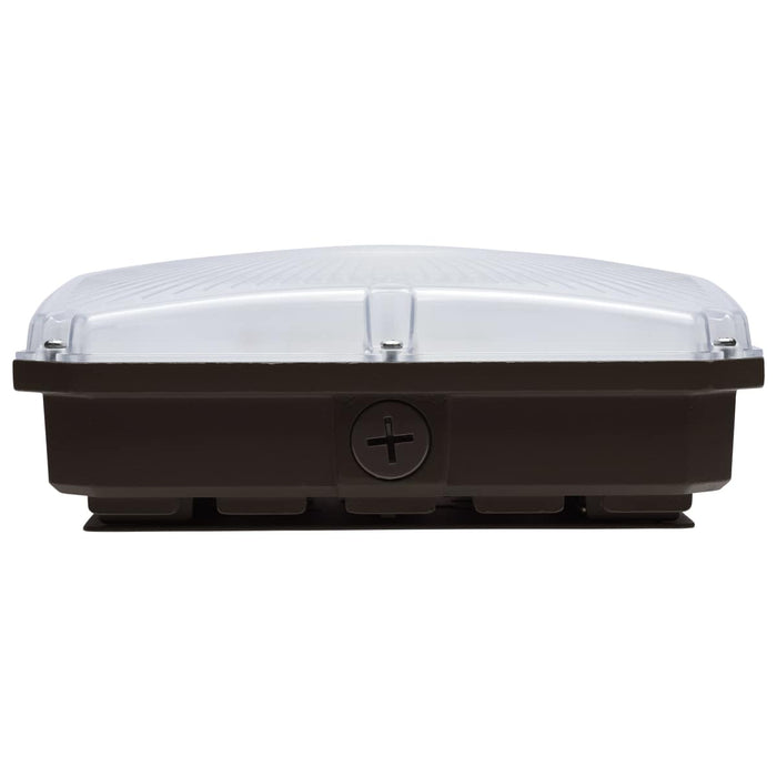 Canopy Nuvo 65-980 8.5 Inch LED Field Selectable Canopy Fixture - 25/30/40 Watts - 3K/4K/5K CCT - Bronze Finish Nuvo