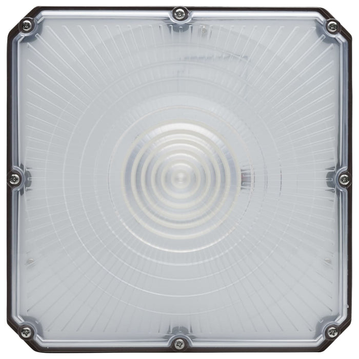 Canopy Nuvo 65-980 8.5 Inch LED Field Selectable Canopy Fixture - 25/30/40 Watts - 3K/4K/5K CCT - Bronze Finish Nuvo