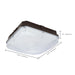 Canopy Nuvo 65-981 10 Inch LED Field Selectable Canopy Fixture - 45/60/70 Watts - 3K/4K/5K CCT - Bronze Finish Nuvo