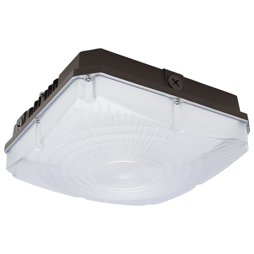 Canopy Nuvo 65-981 10 Inch LED Field Selectable Canopy Fixture - 45/60/70 Watts - 3K/4K/5K CCT - Bronze Finish Nuvo