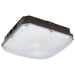 Canopy Nuvo 65-982 8.5 Inch LED Field Selectable Canopy Fixture With Sensor - 25/30/40 Watts - 3K/4K/5K CCT - 120-277 Range Voltage - Bronze Finish Nuvo