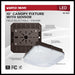 Canopy Nuvo 65-983 10 Inch LED Field Selectable Canopy Fixture With Sensor - 45/60/70 Watts - 3K/4K/5K CCT - 120-277 Range Voltage - Bronze Finish Nuvo