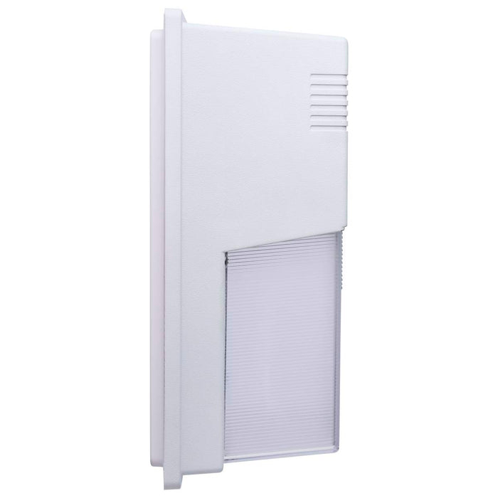 Wall Pack Nuvo 65-987 LED Entryway Wall Pack - 10/15/20 Wattage Selectable - 30K/40K/50K CCT Selectable - White Finish Nuvo