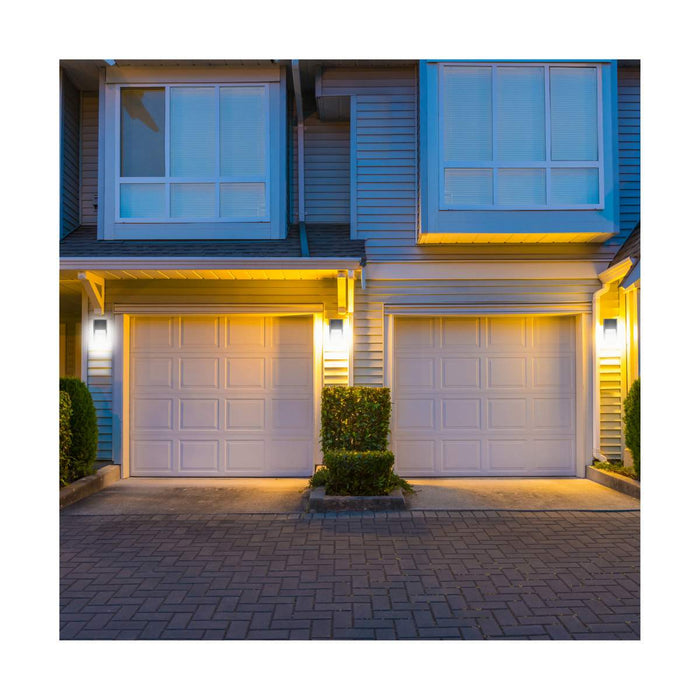 Wall Pack Nuvo 65-987 LED Entryway Wall Pack - 10/15/20 Wattage Selectable - 30K/40K/50K CCT Selectable - White Finish Nuvo