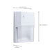 Wall Pack Nuvo 65-987 LED Entryway Wall Pack - 10/15/20 Wattage Selectable - 30K/40K/50K CCT Selectable - White Finish Nuvo