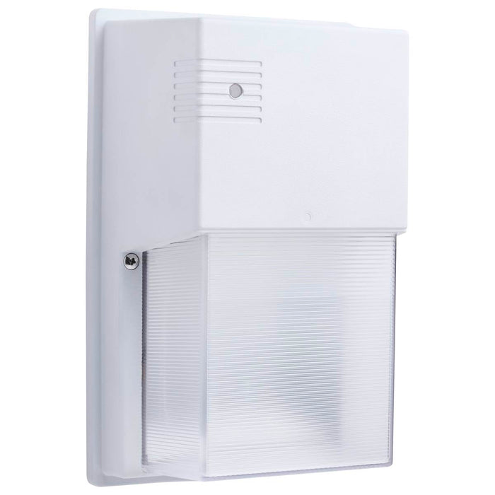 Wall Pack Nuvo 65-987 LED Entryway Wall Pack - 10/15/20 Wattage Selectable - 30K/40K/50K CCT Selectable - White Finish Nuvo