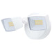 Security Lighting Nuvo 65-995 LED Security Light - Dual Head - Field Selectable - White Finish Nuvo