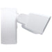 Security Lighting Nuvo 65-995 LED Security Light - Dual Head - Field Selectable - White Finish Nuvo
