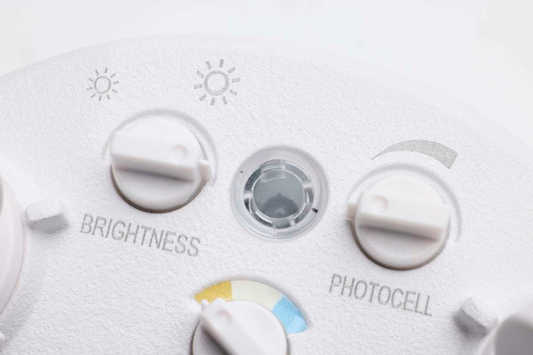 Security Lighting Nuvo 65-995 LED Security Light - Dual Head - Field Selectable - White Finish Nuvo