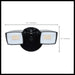 Security Lighting Nuvo 65-996 LED Security Light - Dual Head - Field Selectable - Black Finish Nuvo
