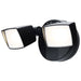 Security Lighting Nuvo 65-996 LED Security Light - Dual Head - Field Selectable - Black Finish Nuvo