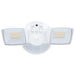 Security Lighting Nuvo 65-997 LED Security Light with Nightlight - PIR Sensor - Dual Head - Field Selectable - White Finish Nuvo