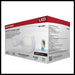 Security Lighting Nuvo 65-997 LED Security Light with Nightlight - PIR Sensor - Dual Head - Field Selectable - White Finish Nuvo