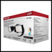 Security Lighting Nuvo 65-998 LED Security Light with Nightlight - PIR Sensor - Dual Head - Field Selectable - Black Finish Nuvo
