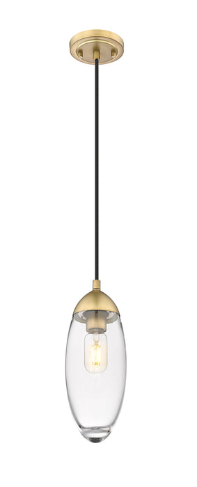 Pendant Z-Lite 651P-RB Rubbed Brass Arden 1 Light Pendant Z-Lite
