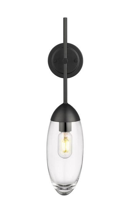 Wall Sconce Z-Lite 651S-MB Matte Black Arden 1 Light Wall Sconce Z-Lite
