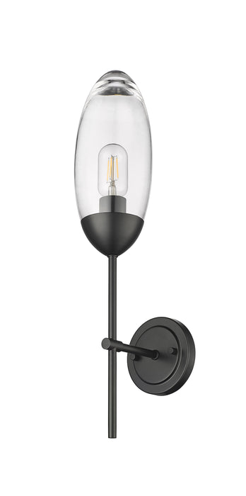 Wall Sconce Z-Lite 651S-MB Matte Black Arden 1 Light Wall Sconce Z-Lite