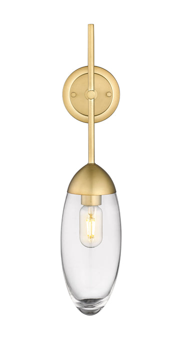 Wall Sconce Z-Lite 651S-RB Rubbed Brass Arden 1 Light Wall Sconce Z-Lite