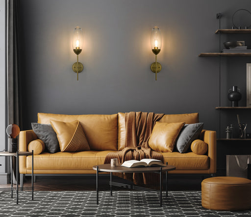 Wall Sconce Z-Lite 651S-RB Rubbed Brass Arden 1 Light Wall Sconce Z-Lite
