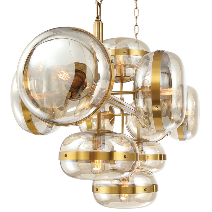 Eurofase 37089-016 Nottingham 54" Antique Brass Chandelier