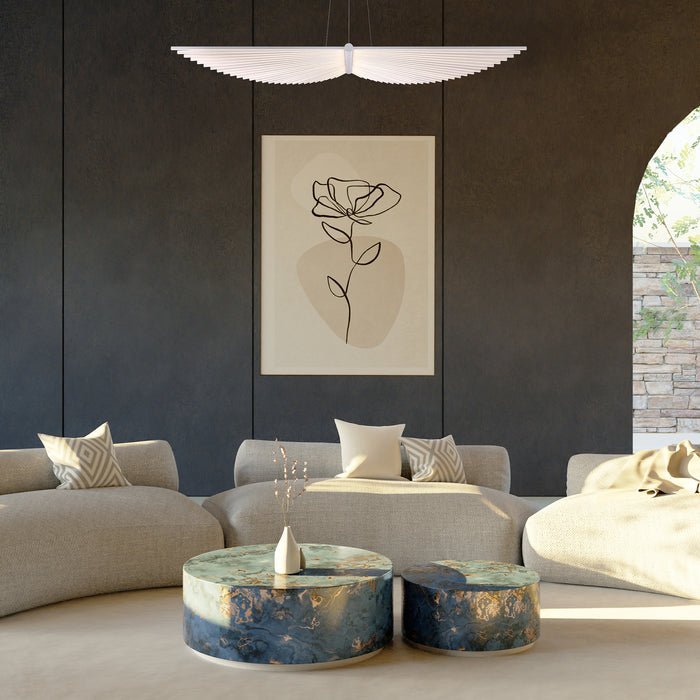 Eurofase 46344-035 Seraph 59" Matte White LED Chandelier