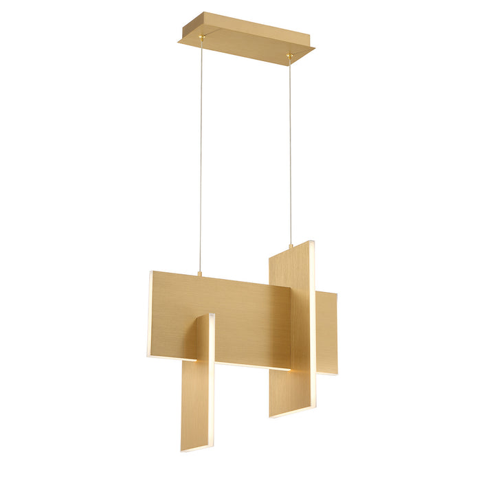 Eurofase 37346-010 Coburg 20" Gold LED Chandelier