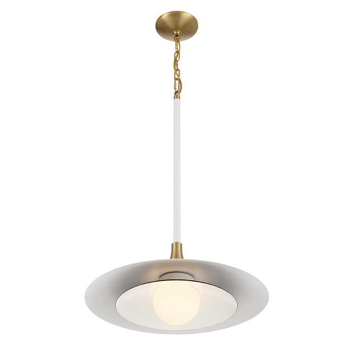Eurofase 46441-010 Welsh 18" Matte White LED Pendant Light