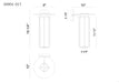 Eurofase 49904-017 Florin 16" Sand Black LED Outdoor Wall Light