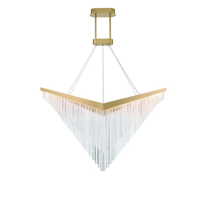 Eurofase 47188-013 Vivien 60" Matte Gold LED Chandelier
