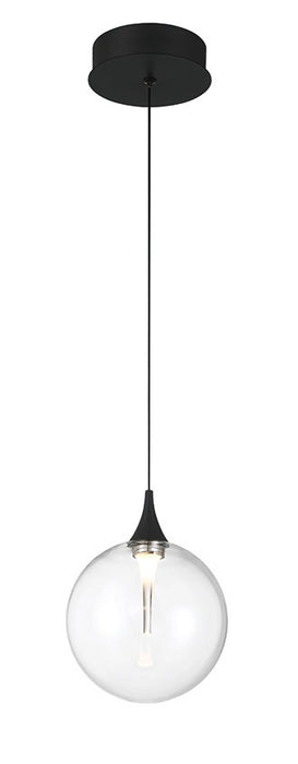 Eurofase 50250-011 Iissa 6" Matte Black LED Pendant Light