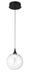Eurofase 50250-011 Iissa 6" Matte Black LED Pendant Light