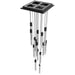 Multi-Light Pendant Avenue Lighting HF5415-BLK Alpine Avenue Alpine 15-Light 24"W LED Pendant in Black with White Jade Crystals in Black,White Marbleized Glass Avenue Lighting