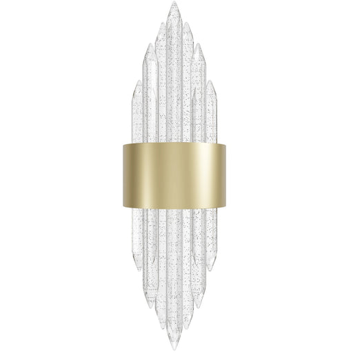 Wall Sconce Avenue Lighting HF3017-BB Aspen The Original Aspen 7-Light 22"H LED Wall Sconce in Brushed Brass/Bubbled Crystals Avenue Lighting