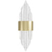 Wall Sconce Avenue Lighting HF3017-BB Aspen The Original Aspen 7-Light 22"H LED Wall Sconce in Brushed Brass/Bubbled Crystals Avenue Lighting