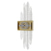 Wall Sconce Avenue Lighting HF3017-BB Aspen The Original Aspen 7-Light 22"H LED Wall Sconce in Brushed Brass/Bubbled Crystals Avenue Lighting