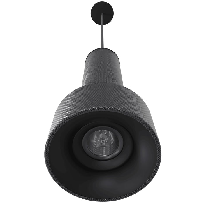 Pendant Light Avenue Lighting HF1071-DGY Cicada 10"H LED Pendant in Knurled Dark Grey Avenue Lighting