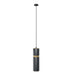 Pendant Light Avenue Lighting HF1074-DGY Cicada 10"H LED Pendant in Knurled Dark Grey and Brass in Knurled Dark Grey With Brass Avenue Lighting
